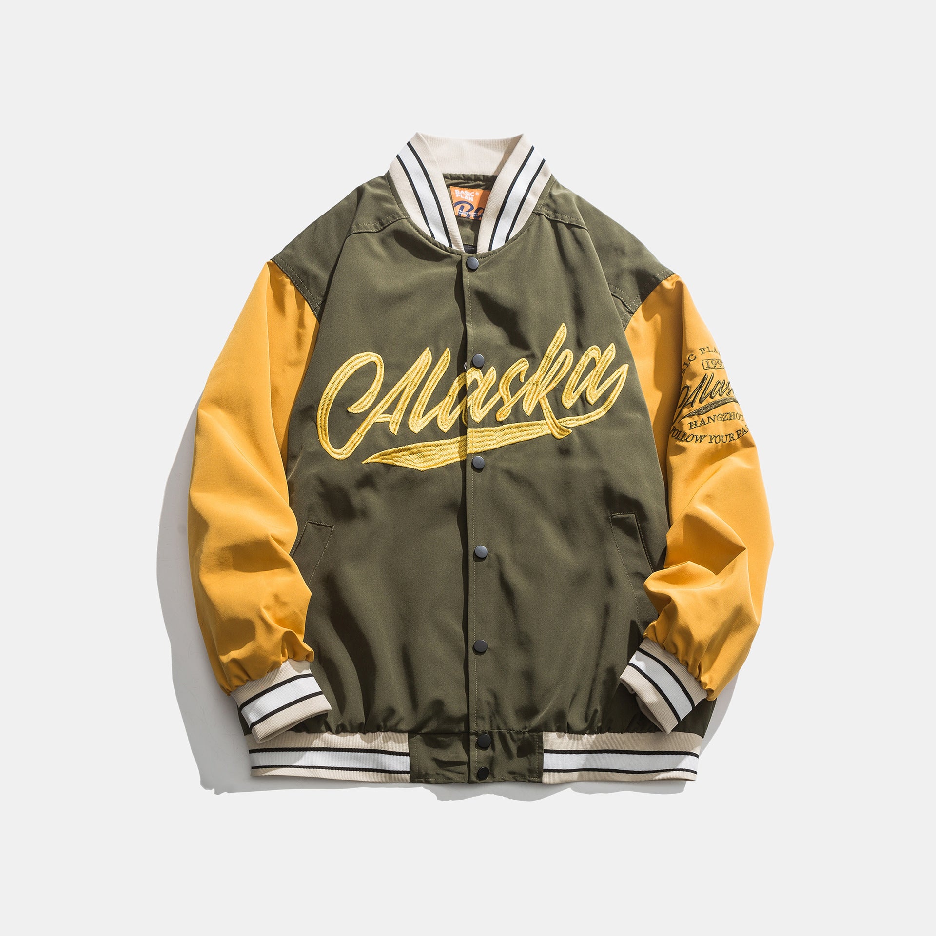 Embroidered Cotton Baseball Jersey – Classic Streetwear Style